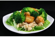 Chicken and Broccoli over Cauliflower Rice